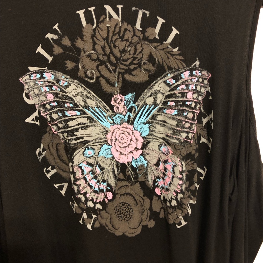 Venus Cold Shoulder T shirt Rock Vibes Large